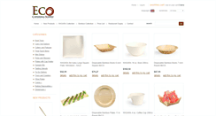 Desktop Screenshot of ecocateringsupply.com